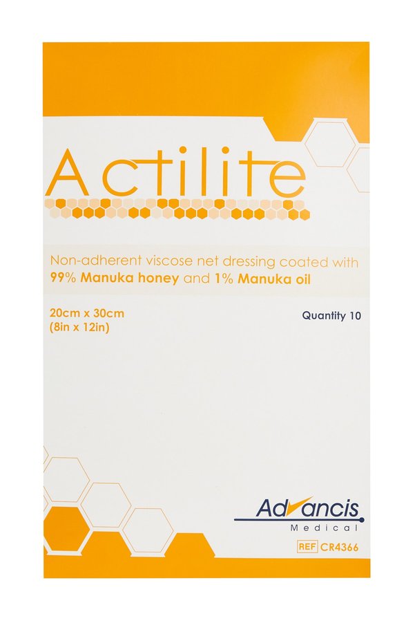 Advancis Medical UK Actilite 20cm X 30cm - Manuka Balı Yara Örtüsü X 1 Adet