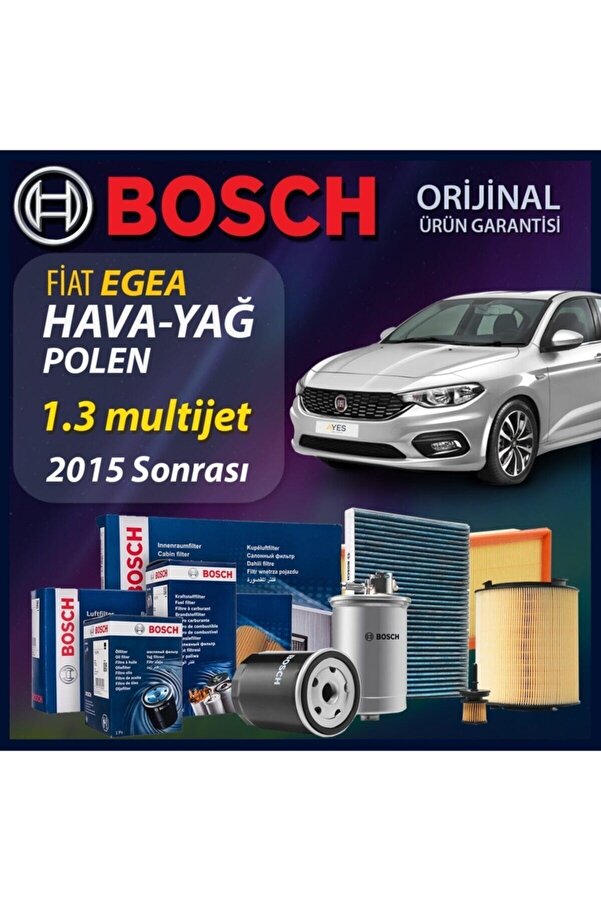Fi̇at Egea 1.3 Multi̇jet Kw70 Hp95  (356Wxh1A) 46345266 Fi̇ltre Bakım Seti̇ 2015 Sonrası