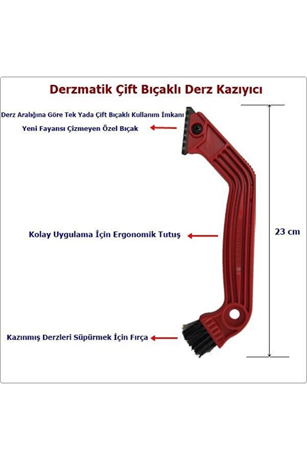 EYM Derzmatik Hazır Derz Dolgu Beyaz + Derz Kazıyıcı Set