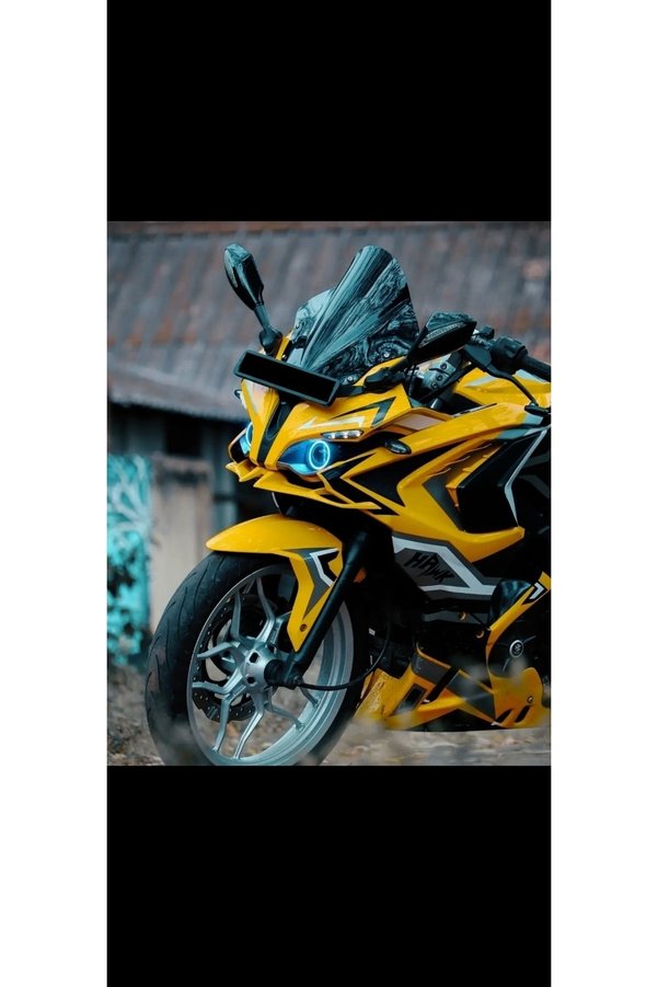 Lambbos Bajaj Pulsar Rs200 Buz Mavi Angel Eyes Halka Uyumlu