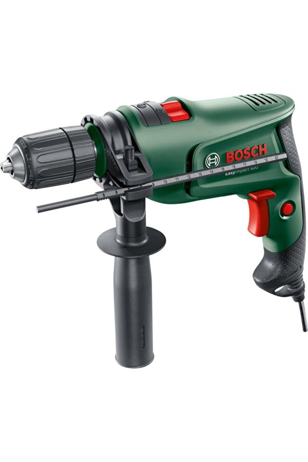 Bosch Darbeli Matkap Easyimpact 600 + 46 Parça Vidalama Ucu Lokma Ucu Tornavida Seti