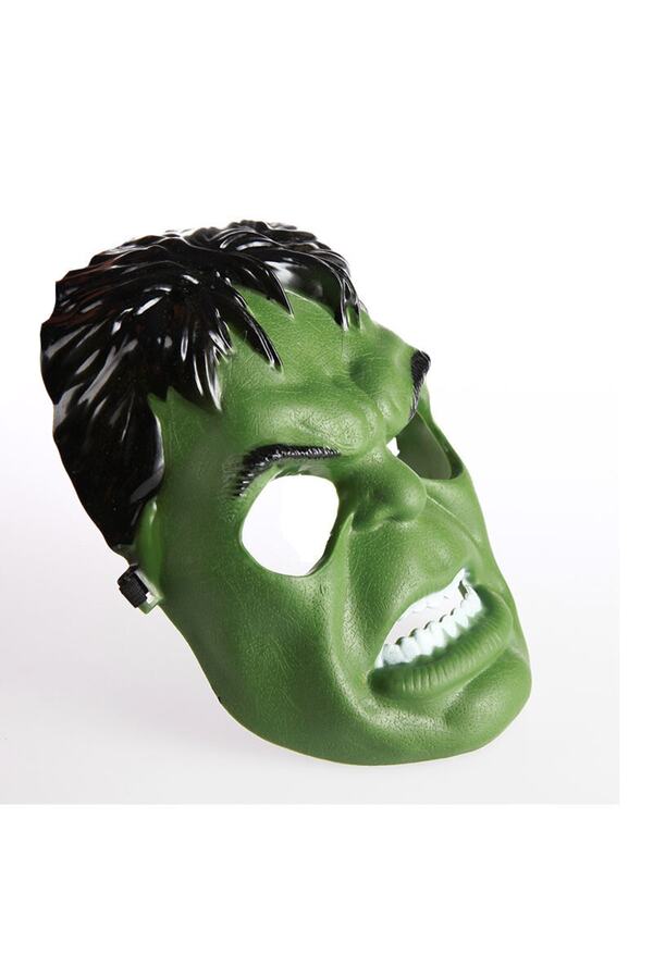 Go İthalat Yeşi̇l Renk Süper Kahraman Dev Adam Hulk Maskesi̇