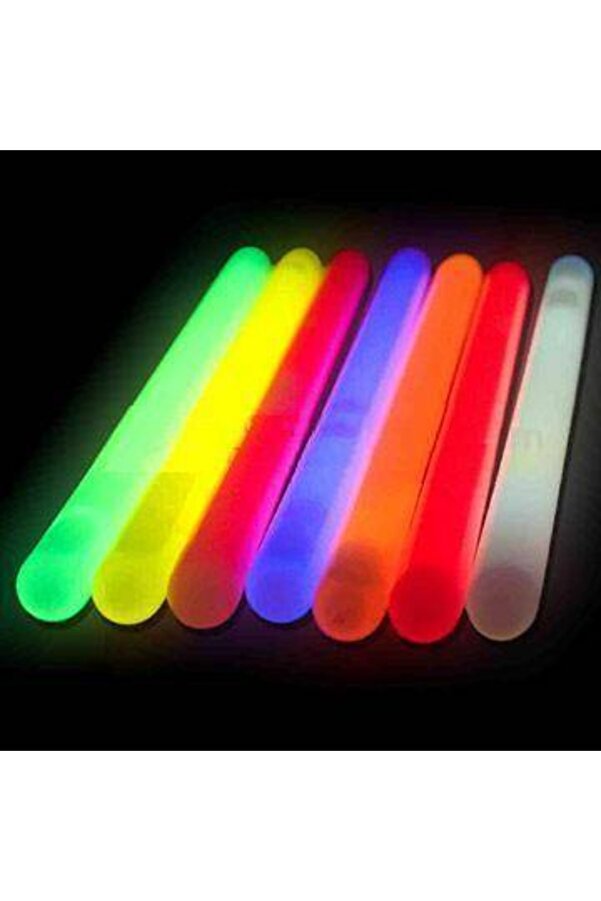 Go İthalat Karanlıkta Parlayan Fosforlu Glow Sti̇ck Kalın Çubuk 30 Cm 1 Adet