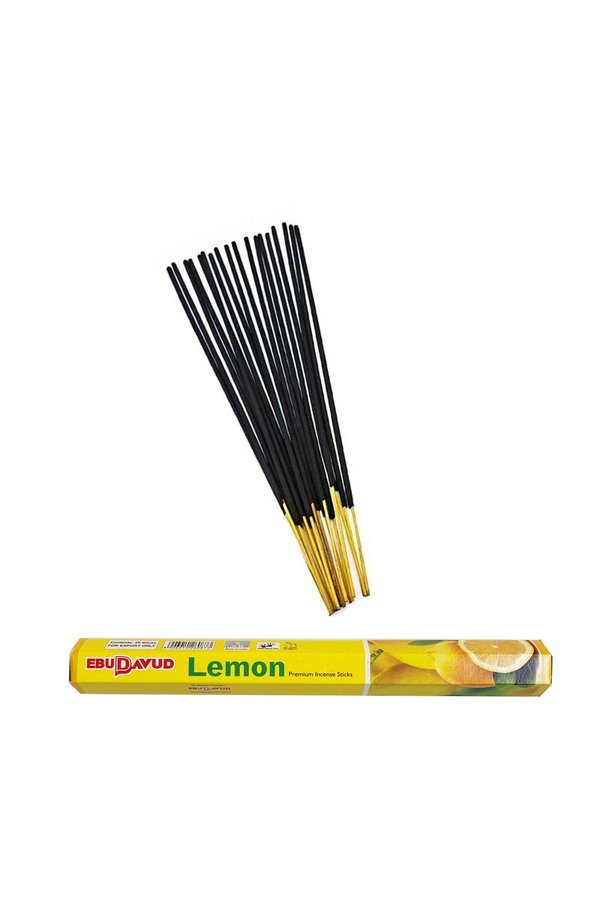 Ebudavud 3 Paket 20 Çubuklu Tütsü Limon - Amber - Lilly - Kayık Hediyeli