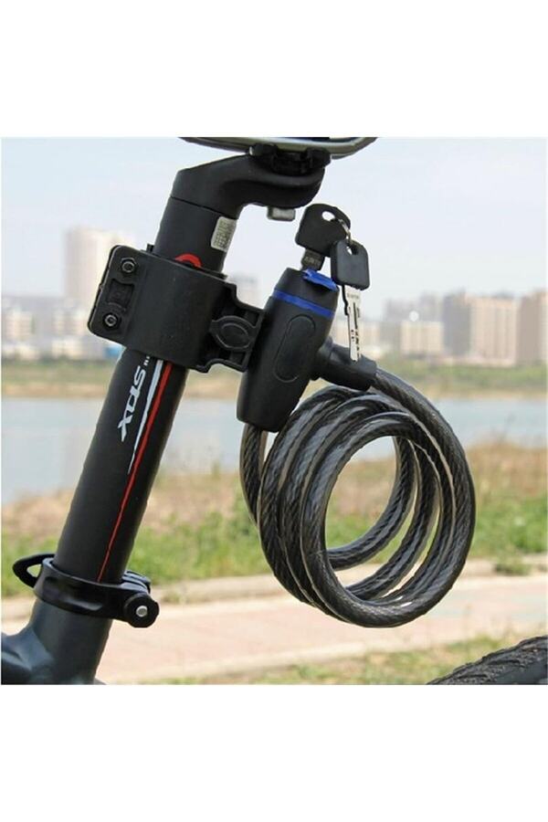 tur bike Çelik Kilit Bisiklet / Motosiklet / E-bike Uyumlu 10 Mm /120 Cm