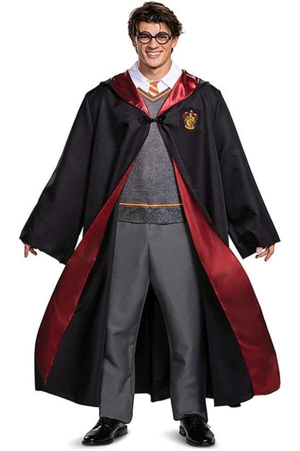 Go İthalat Harry Potter Gryffi̇ndor Cübbe Çocuk Boy - Harry Potter Kostümü 7-8 Yaş