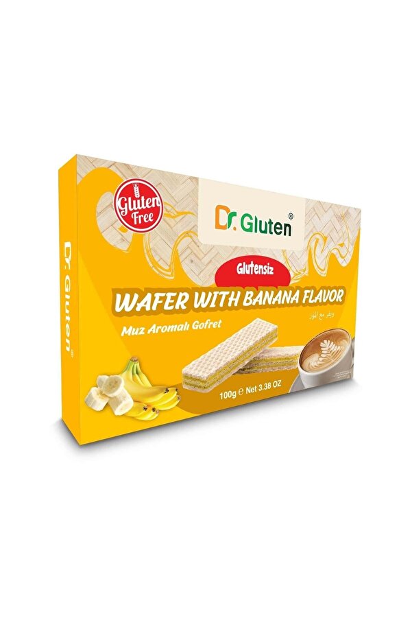 Glutensi̇z Gofret Muz Aromalı 100 G
