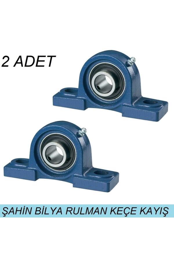 Şahin Bilya Ucp 207 Yataklı Rulman P207 Bilyalı Yatak 35mm Iç Ölçü (2.li Paket)