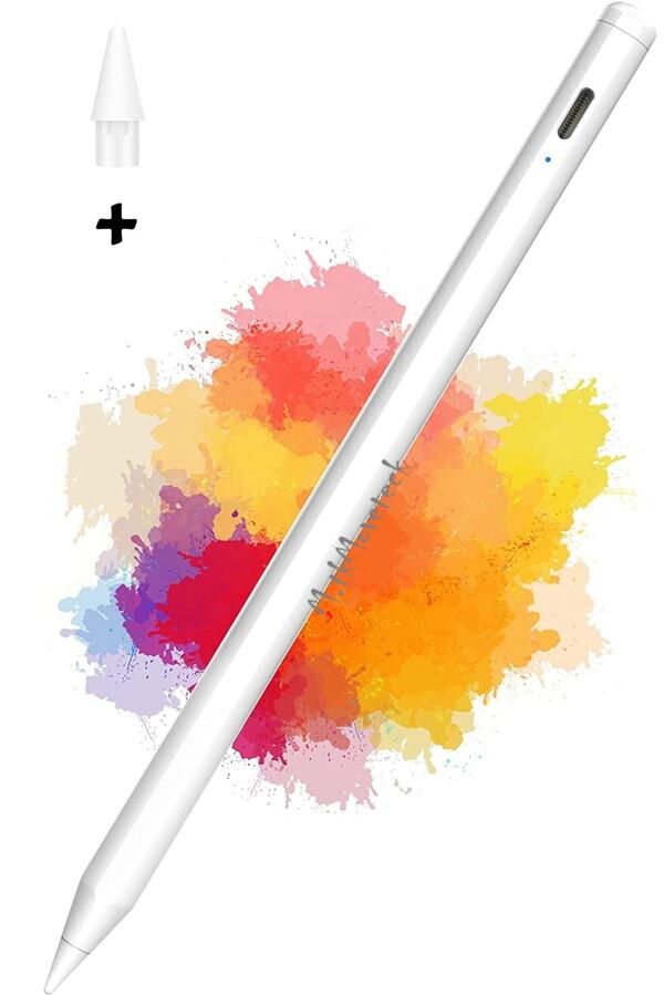 m.tk moveteck Ipad 2.nesil Kalem iPad Pro 13/11/12.9 Ipad 8.9.10.11.nesil A16 Air 11 4/5/6 Magnetik Avuç içi Red