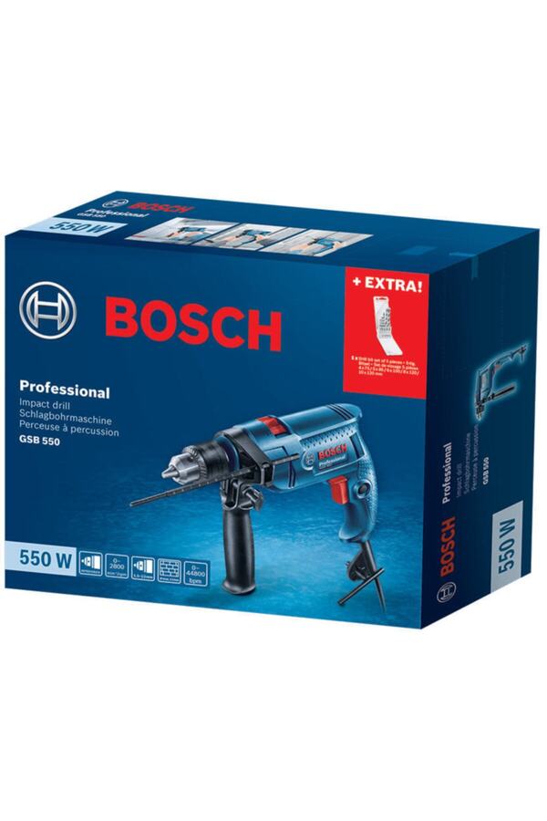 Bosch Gsb 550 Professional Darbeli Matkap 5 Parça Matkap Ucu Seti - 06011a1024