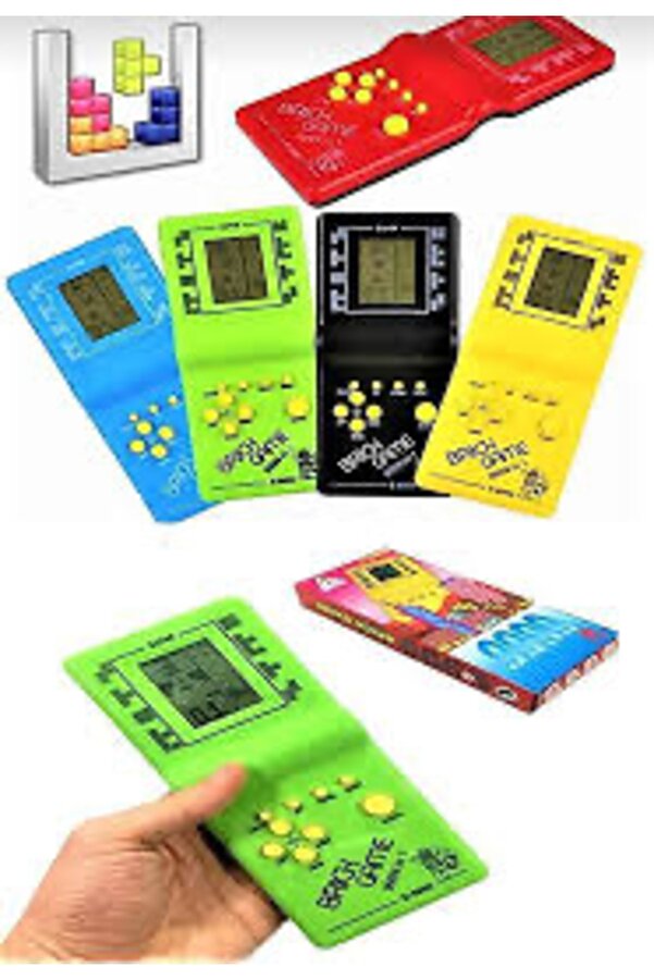 İRHANLAR Tetris Game Boy Atari 5 Adet Renkli Nostaljik Ürünler