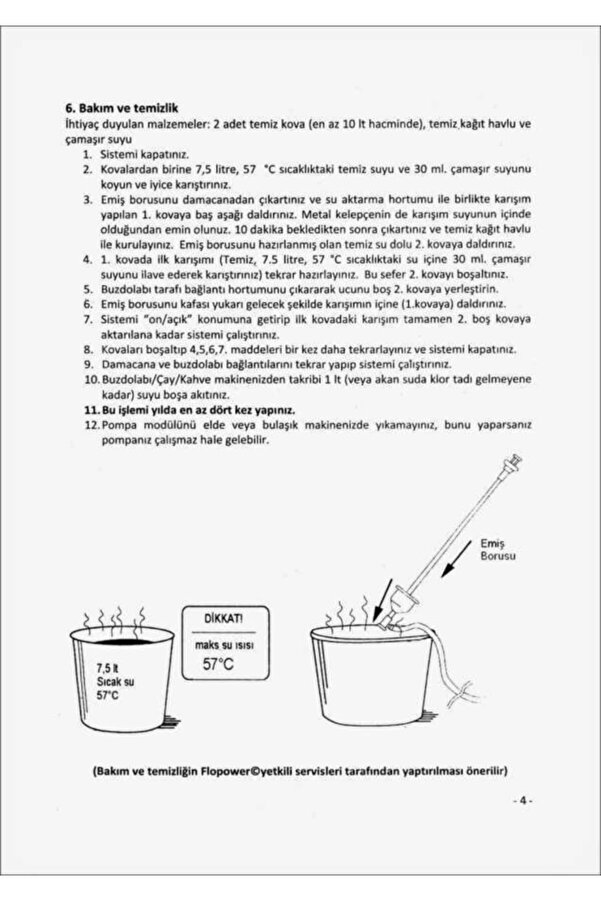 Kemos Ameri̇kan Ti̇pi̇ Flojet Buzdolabı Su Pompası Bottled Water Di̇spensi̇ng System