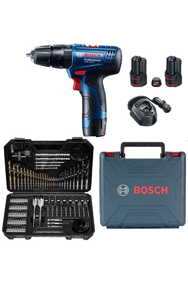 Bosch Darbeli Matkap Şarjlı Matkap Akülü Vidalama Matkap Ucu Vidalama Ucu Lokma Ucu Panç Set