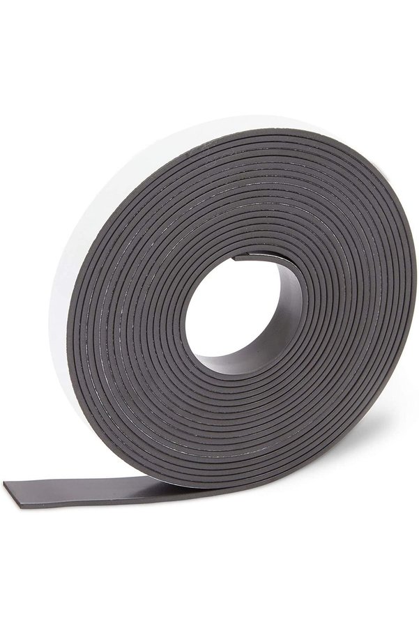Hdg 5 Metre Yapışkanlı Şerit Mıknatıs Magnet Kes Kullan Kalınlık: 12 Mm Genişlik - 1 2 Mm Kalınlık