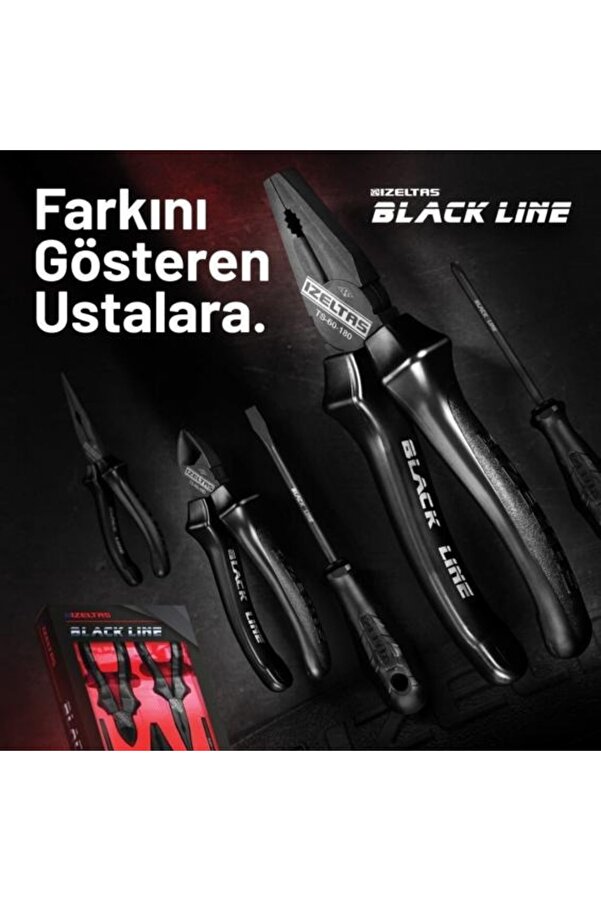 İzeltaş Black Line 5 Parça Set
