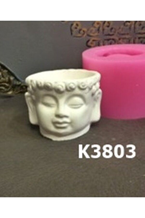 Kalıpcınızburada Buddha Saksı Si̇li̇kon Kalıp - K3803