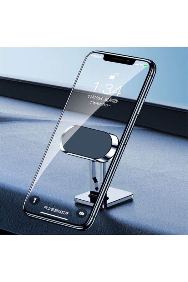 Buyx Telefon Tutucu - Manyetik Mıknatıslı Stand Tipi Araç Telefon Tutucu