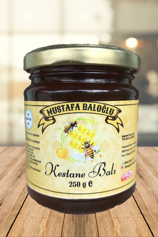 Mustafa Baloğlu Bal Ürünleri̇ Karadeni̇z Kestane Balı (Organi̇k) 250 Gr