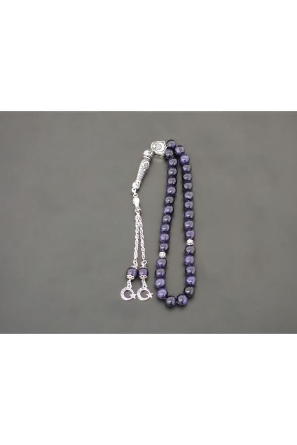 Tesbi̇h Sakarya Yıldıztaşı Laci̇vert 8Mm Doğaltaş Tesbi̇h