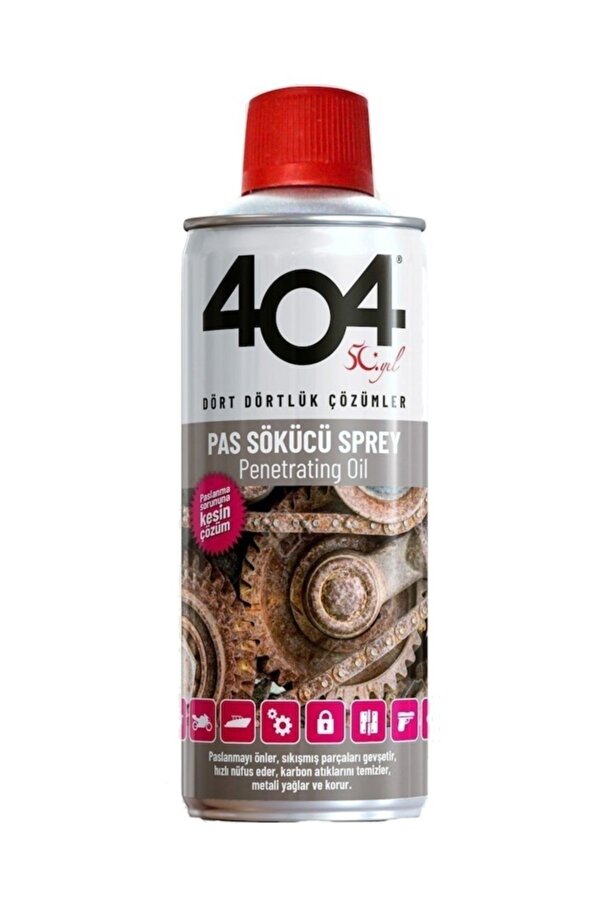404 Pas Sökücü Sprey 200 Ml. (Yeni̇ Nesi̇l Tasarım) 10 Adet