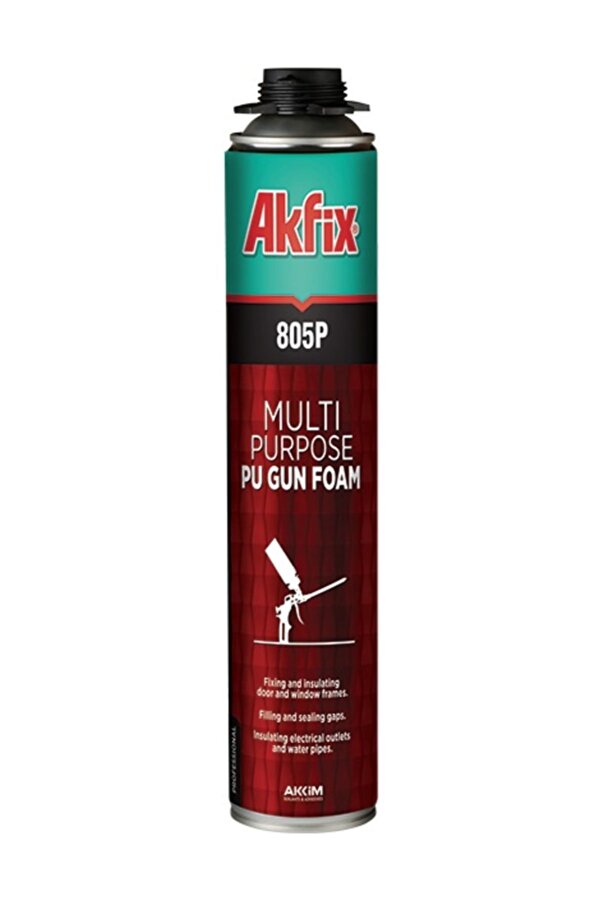 Akfix 805p Poliüretan Tabancalı Köpük 750ml