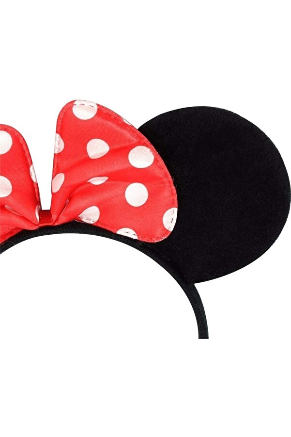 Go İthalat Kırmızı Fi̇yonklu Mi̇nni̇e Mouse Taç Fare Tacı Kafa Bandı
