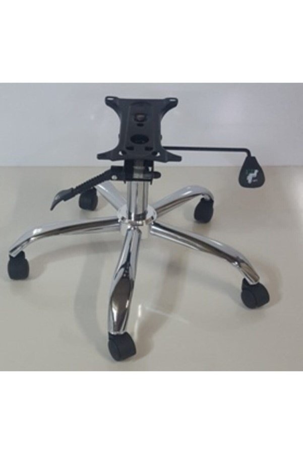 Yıldızsit Ofis Çalışma Sandalyesi Yıldız Ayak Seti Çift Kol Mekanizma Krom Piston
