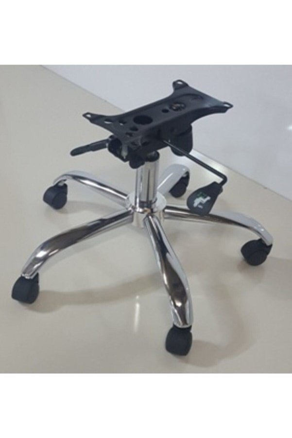 Yıldızsit Ofis Çalışma Sandalyesi Yıldız Ayak Seti Çift Kol Mekanizma Krom Piston