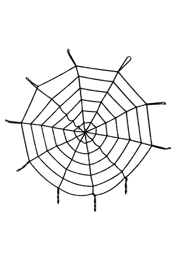 Go İthalat Halloween Cadılar Bayramı Örümcek Ağ Dekor Si̇yah 1.5 Metre (4107)