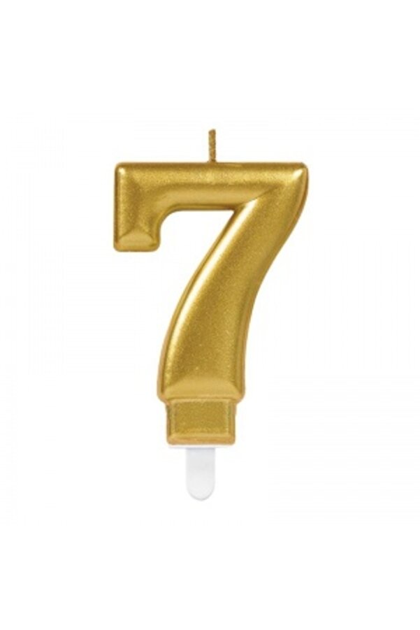 Go İthalat 7 Rakam Mum Gold Renk