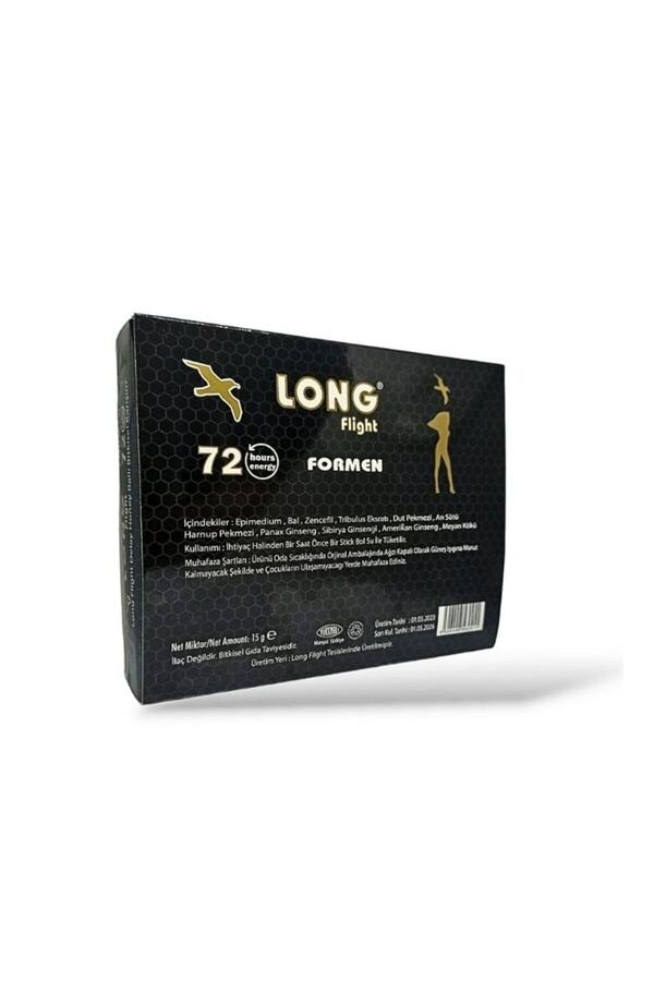 Long Mendi̇l Long Enerji̇ Balı 12Li̇ Sti̇ck 72 Hours Energy