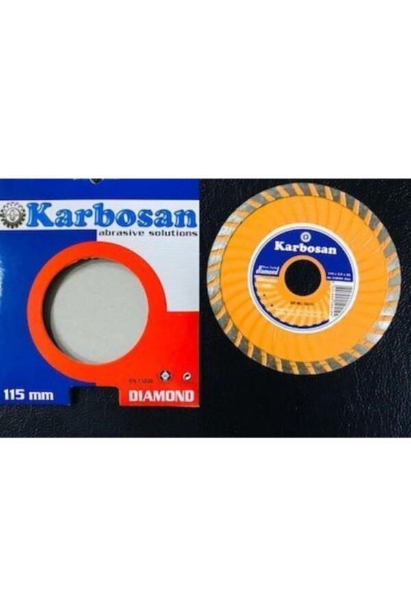 KARBOSAN Turbo Mermer Fayans Granit Elmas Kesme Diski 115mm