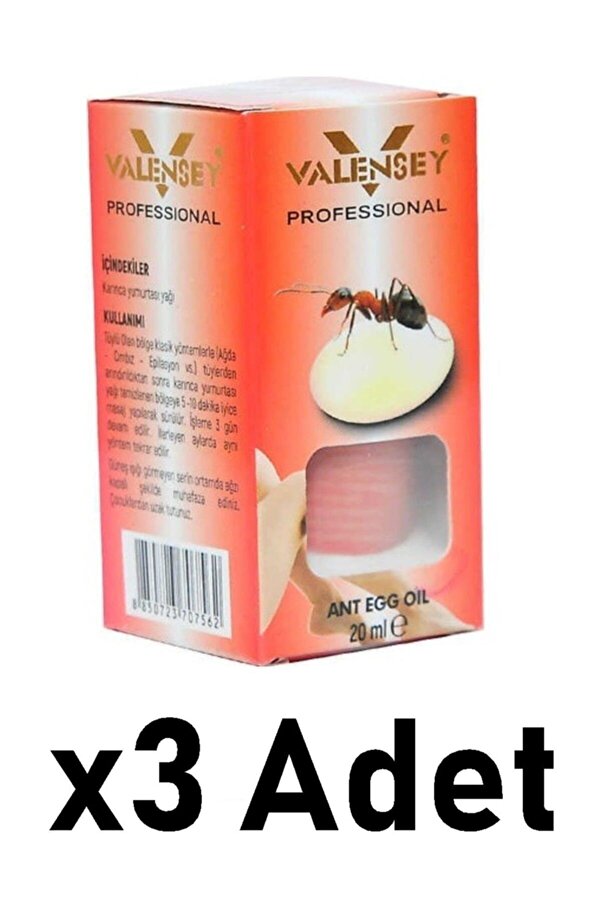 Karınca Yumurtası Yağı 3  Lü Set