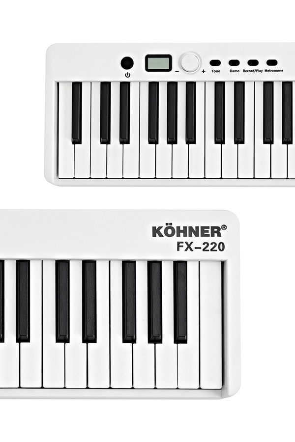 KÖHNER FX-220 Katlanabilir, Taşınabilir, Şarjlı Dijital Piyano 