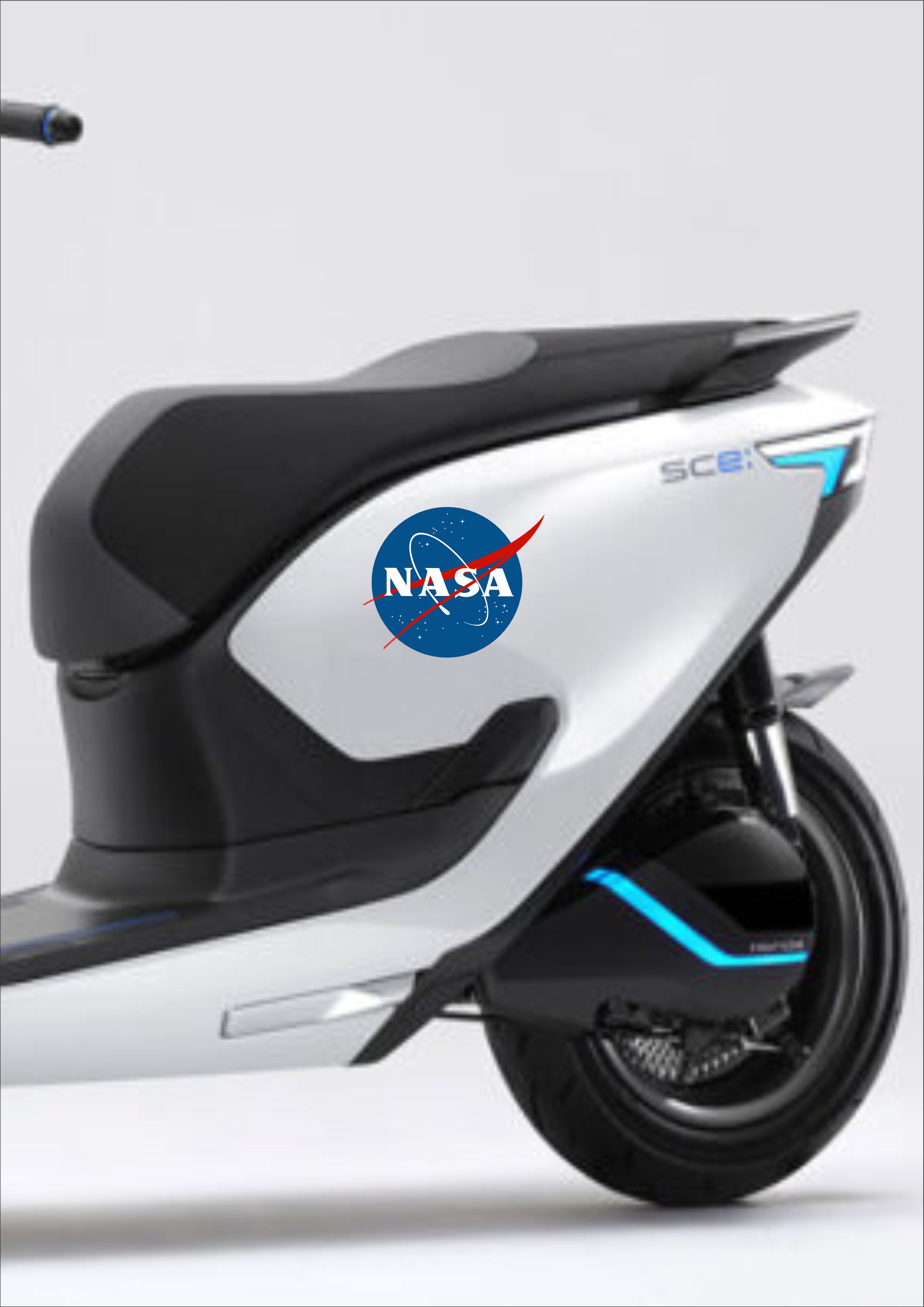 Nasa Logo Sti̇cker - Araba Oto Motosi̇klet Karavan Sti̇cker - Astronot Uzay Sti̇cker 00087 12X10 Cm 