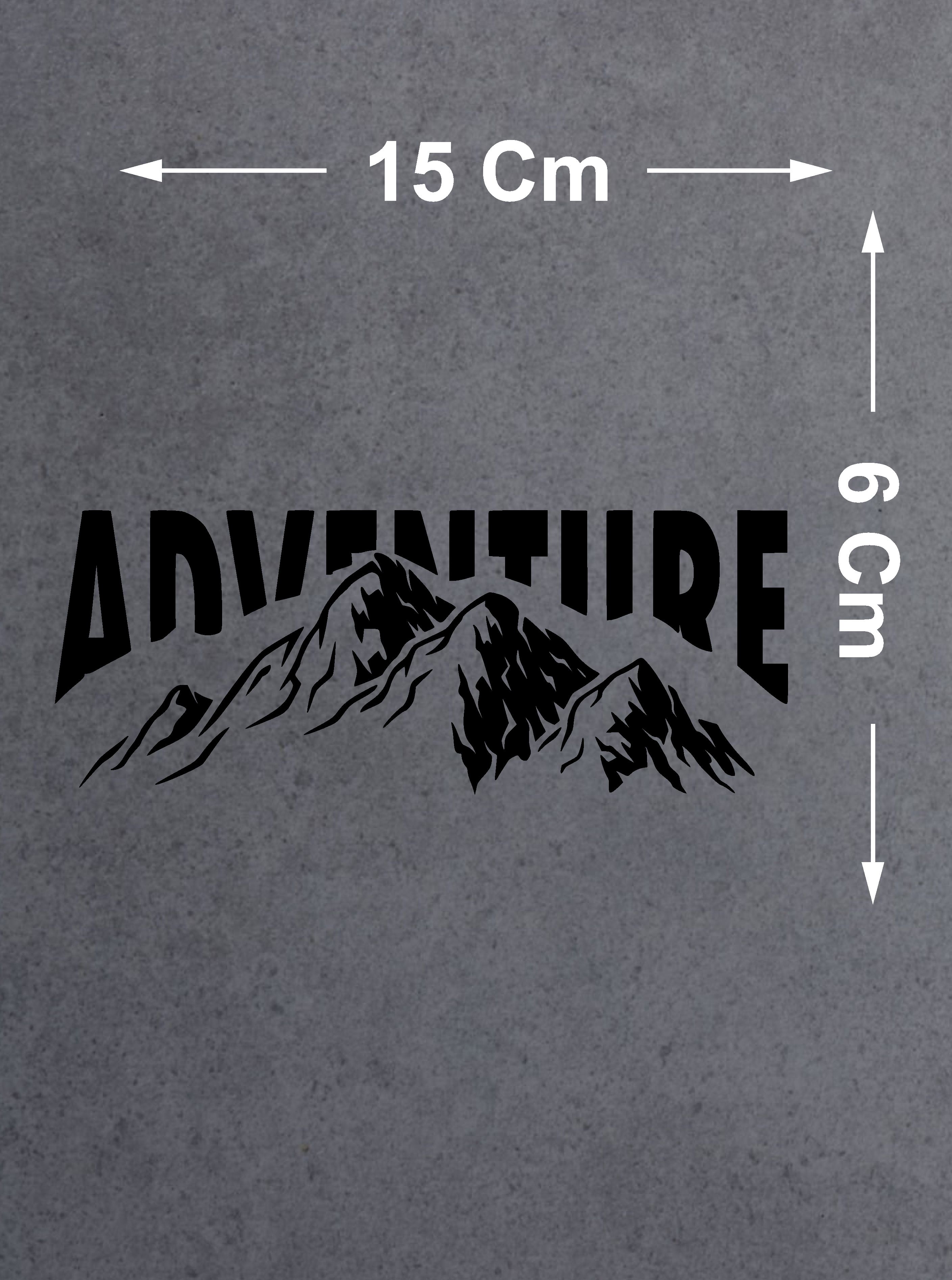 Macera Dağ Adventure Sticker - 4X4 Off Road Avcı Kamp Sticker - 00233 15X6 Cm 