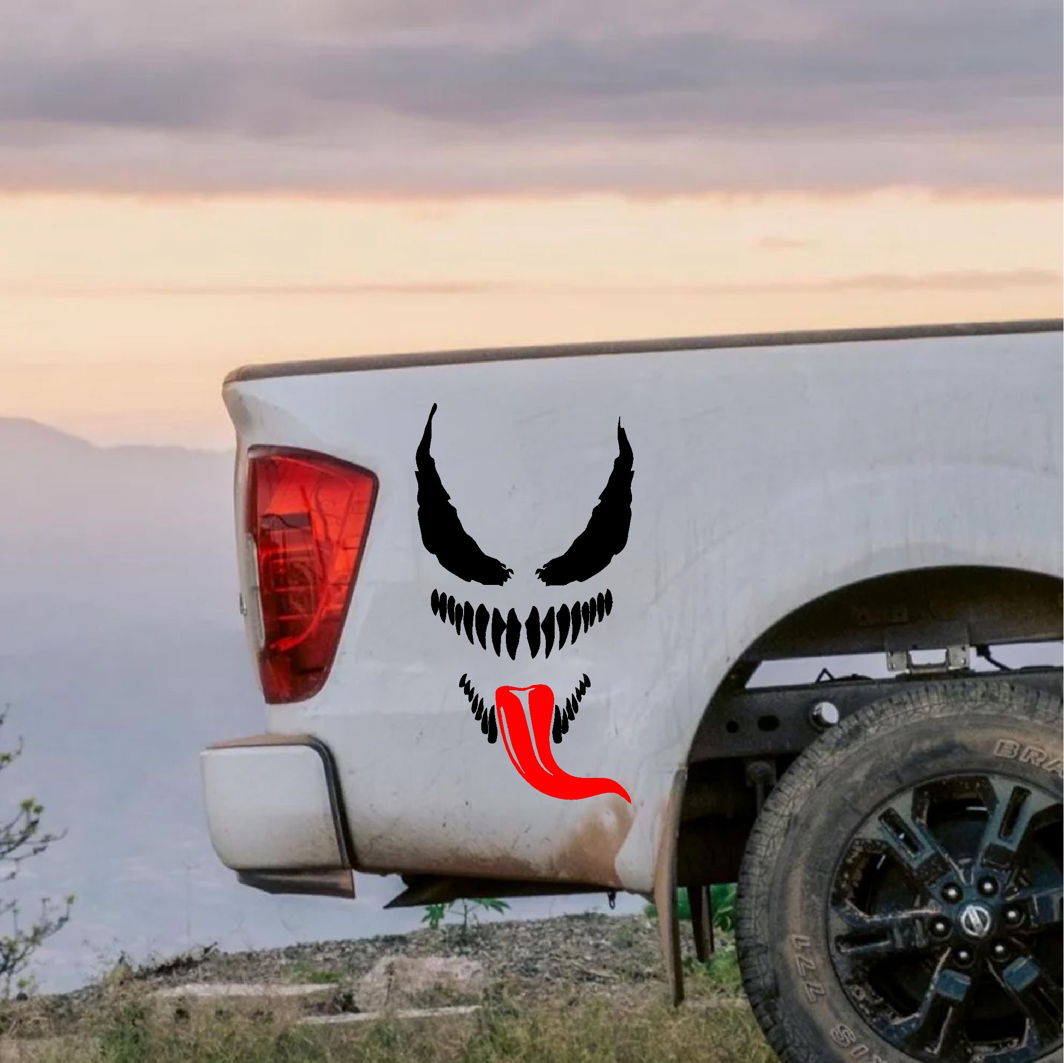 Venom Korkunç Öfke Sti̇cker - Araba Oto Motosi̇klet Karavan Cam Sti̇cker - 00138 12X7 Cm 