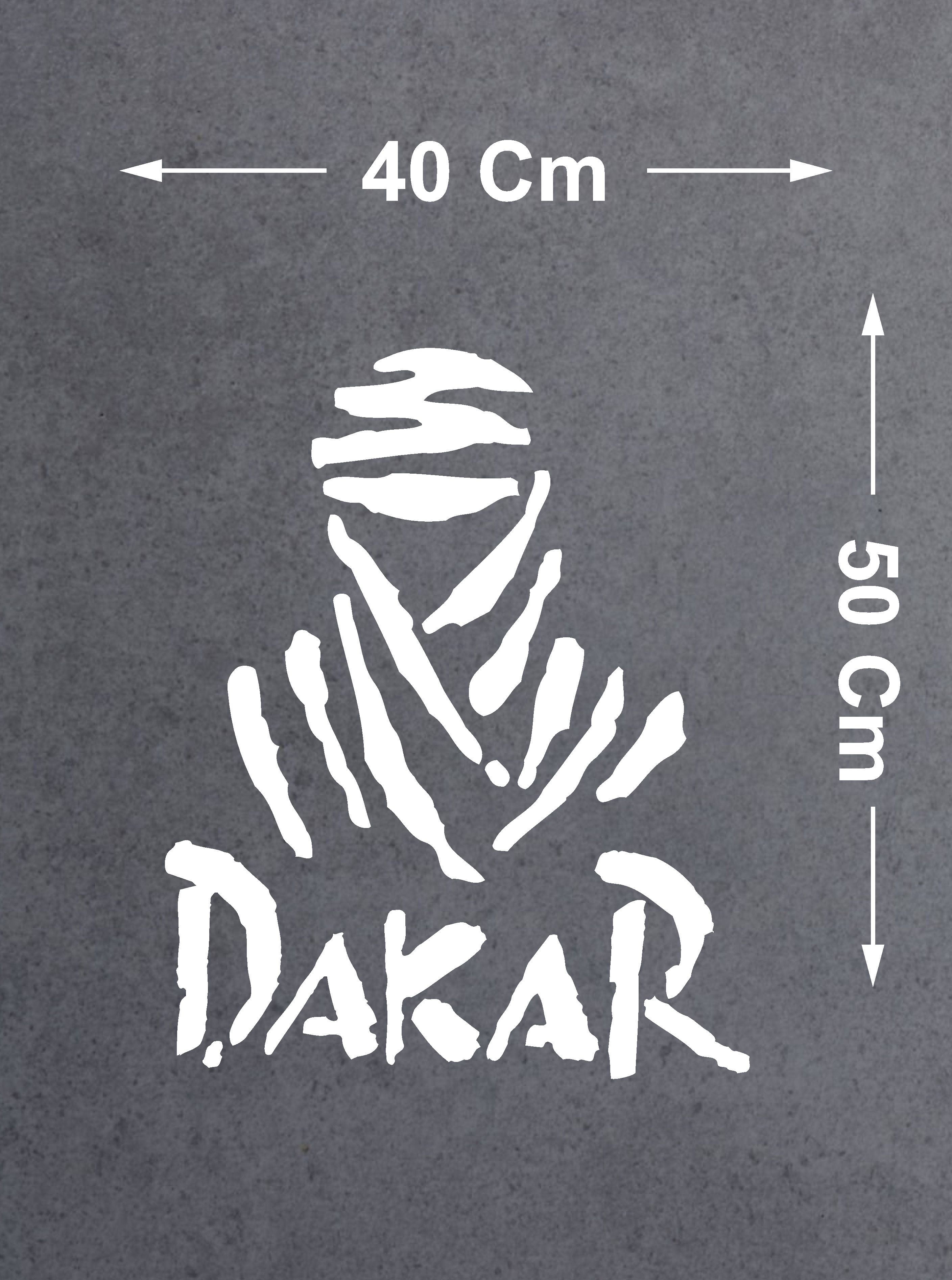 Dakar Sti̇cker - 4X4 Off Road Adventure Sti̇cker - Araba Oto Motosi̇klet Karavan Cam Sti̇cker - 00074 10X8 Cm 