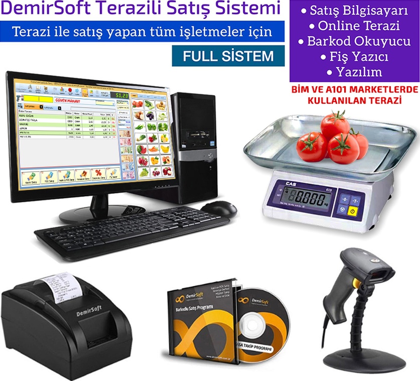 Demirsoft Terazili Satış Sistemi Cas Sw