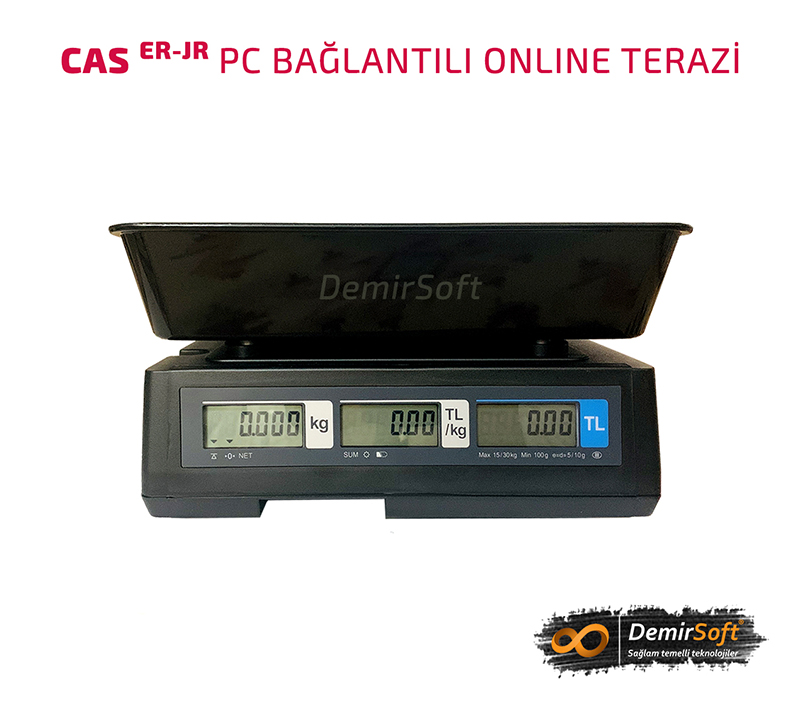 Cas Er Jr 30 Kg Fiyat Hesaplamalı Elektronik Terazi 