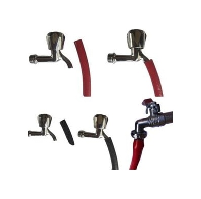 200 Metre Tek Parça 1/2 Inç Yarım Parmak-Si̇yah-400 Metre