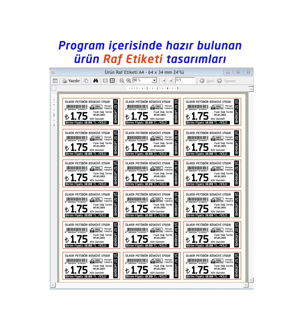 Demirsoft Terazili Satış Sistemi Cas Sw