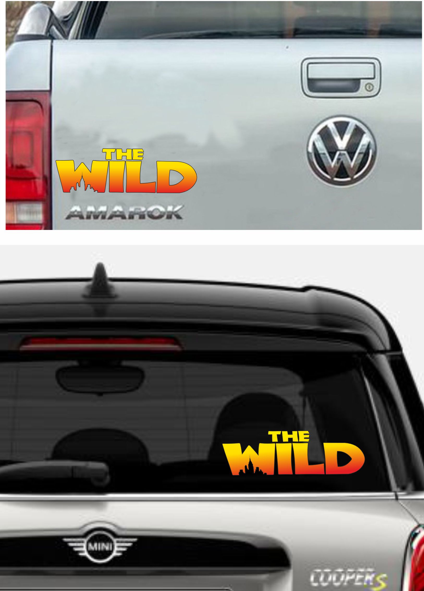The Wi̇ld Sti̇cker - 4X4 Off Road Adventure Sti̇cker - Araba Oto Motosi̇klet Karavan Cam Sti̇cker 00038 12X4 Cm 
