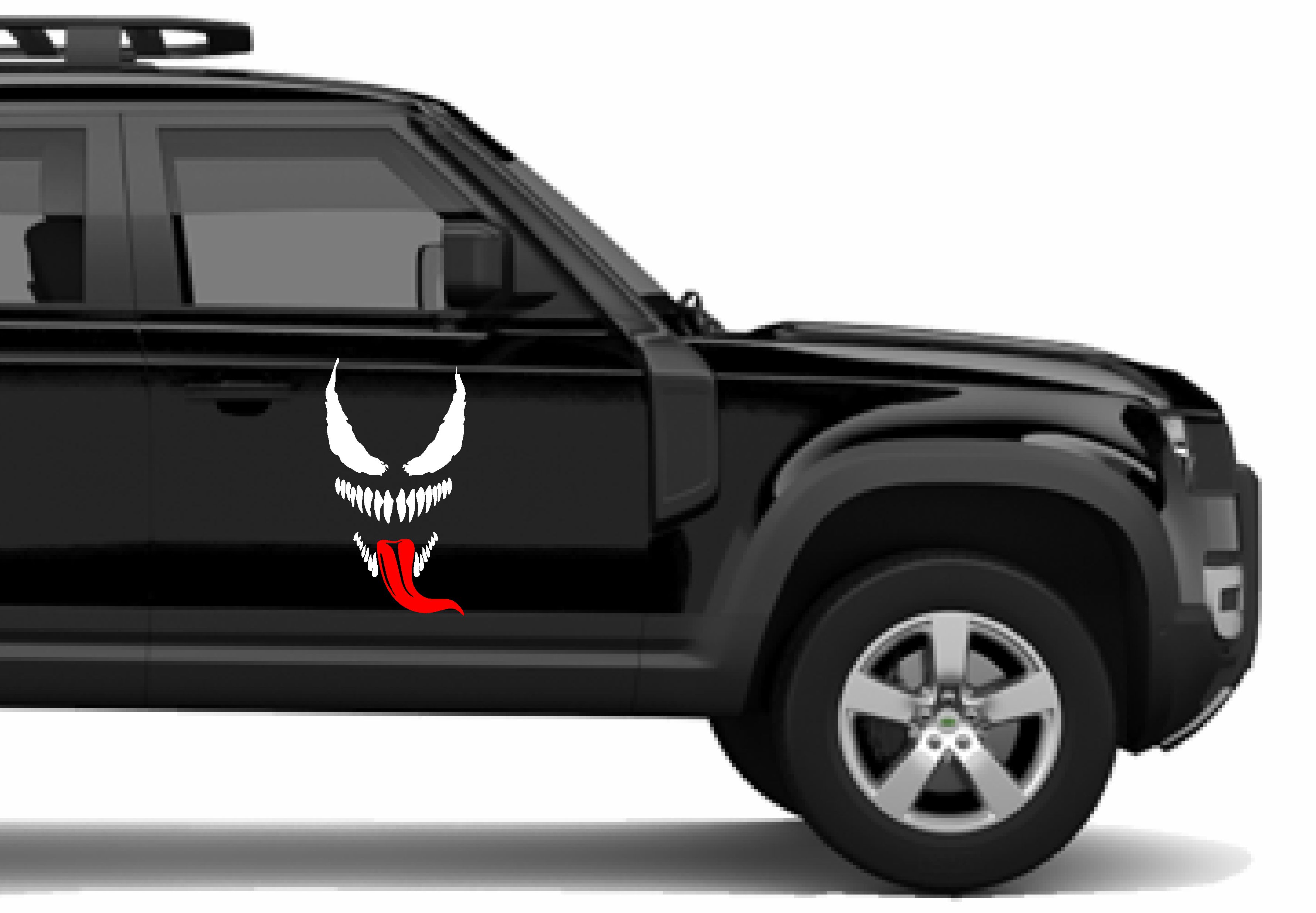 Venom Korkunç Öfke Sti̇cker - Araba Oto Motosi̇klet Karavan Cam Sti̇cker - 00138 12X7 Cm 