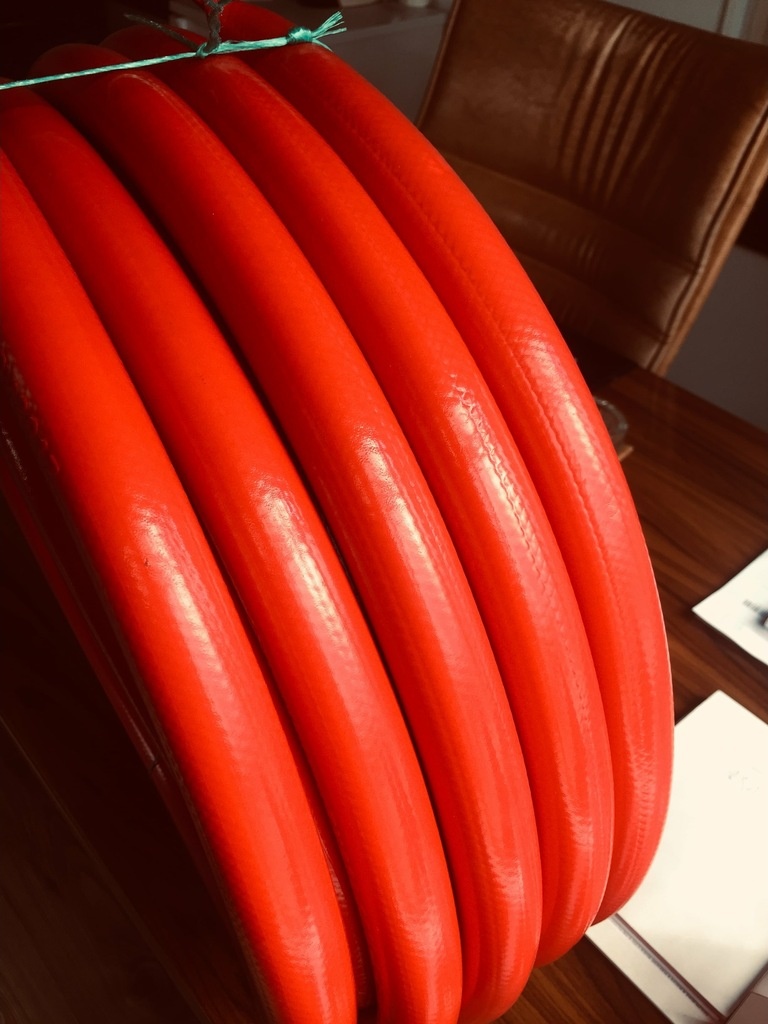 Gardena Tsen-694 Sulu Si̇stemler 1   Inç Yangın Dolabı Hortumu 40 M Kırmızı