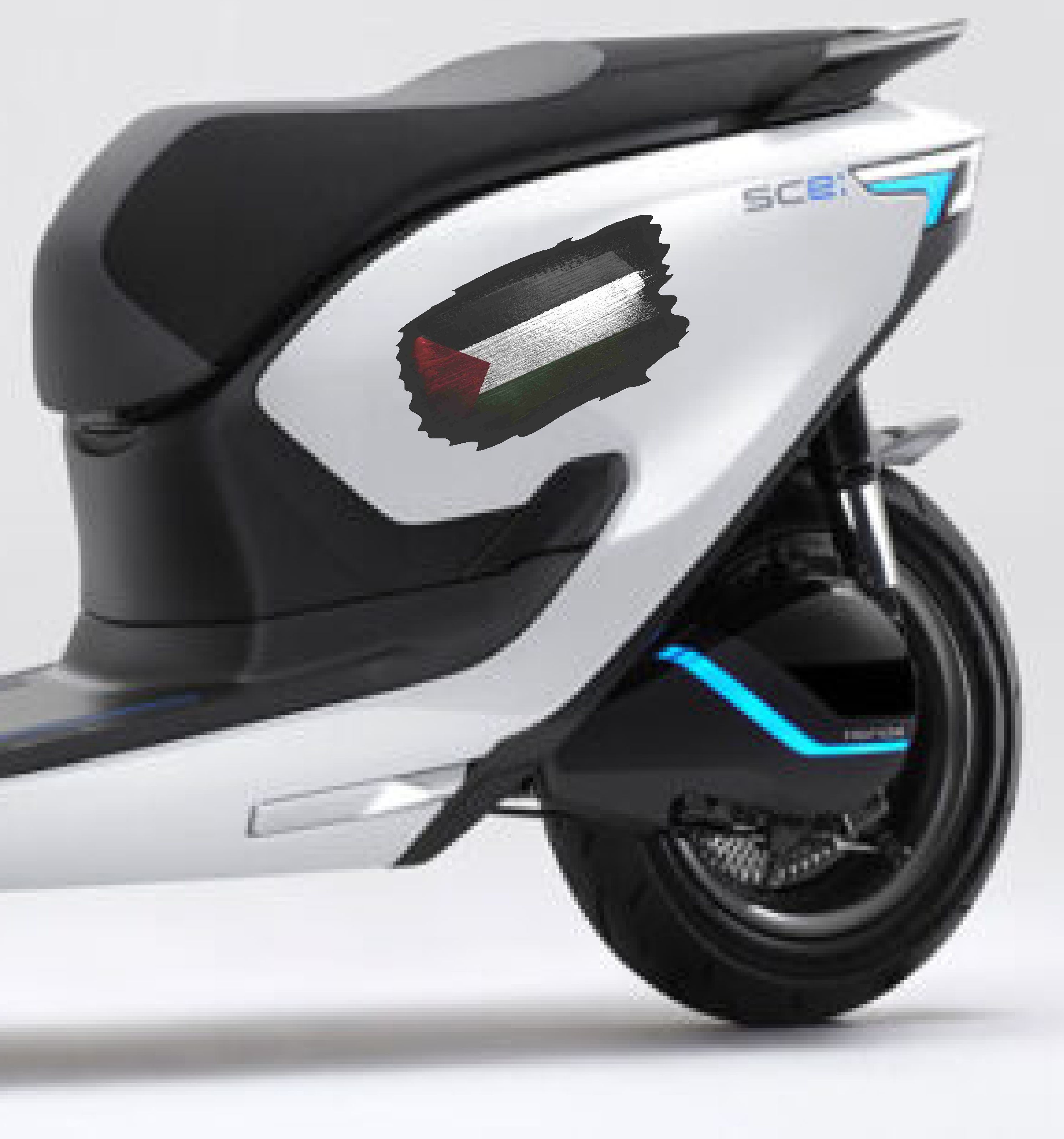 Özgür Fi̇li̇sti̇n Sti̇cker - Free Palesti̇ne - Sti̇cker - Araba Oto Motosi̇klet Karavan Sti̇cker - 02510 10X6 Cm 