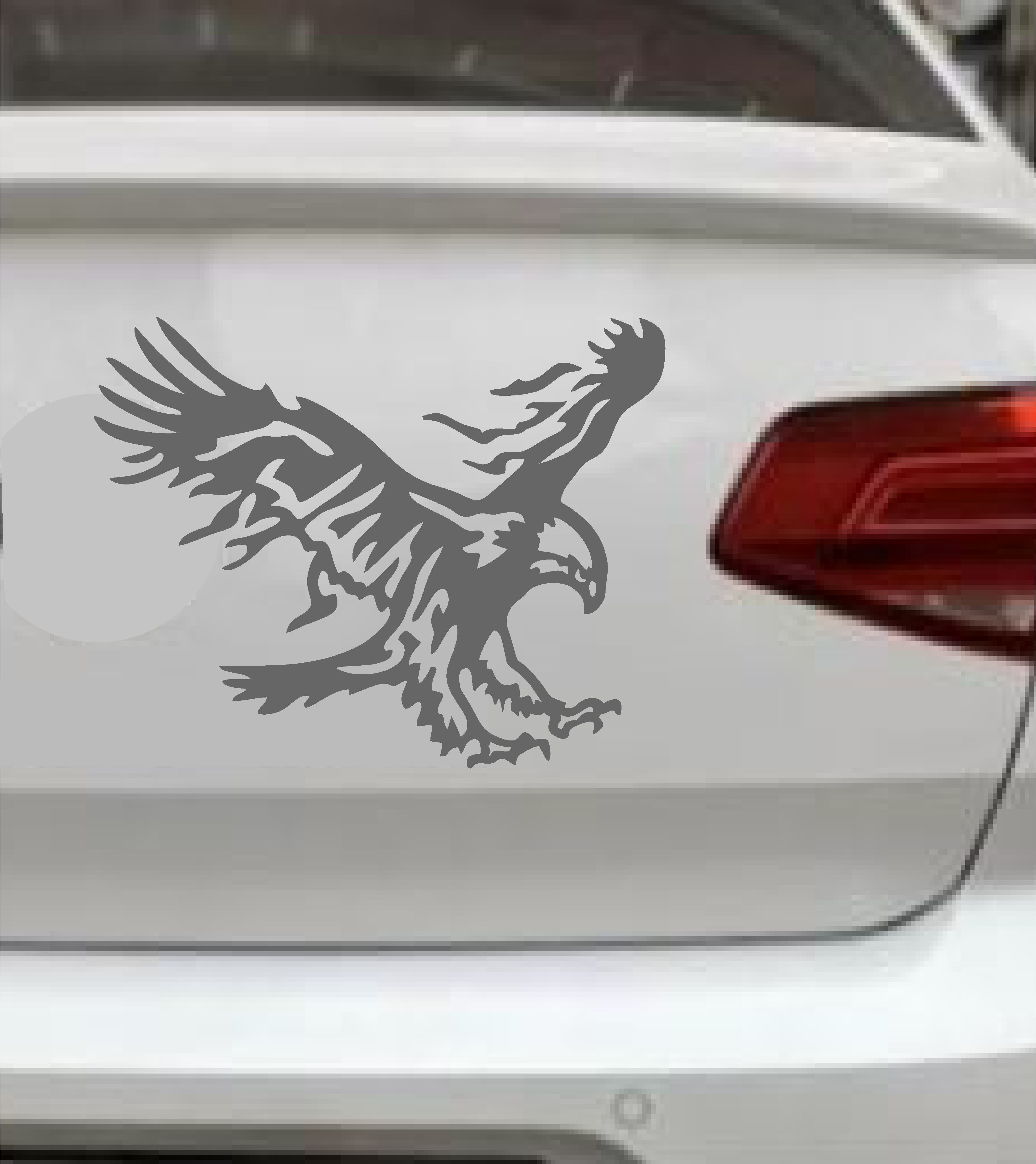 Sti̇cker Di̇zayn Kartal Sti̇cker - Eagle Beşi̇ktaş Kanatlı Uçan Kartal Sti̇cker - Araba Oto Motosi̇klet Karavan Cam Sti̇cker - 00326 12X9 Cm 
