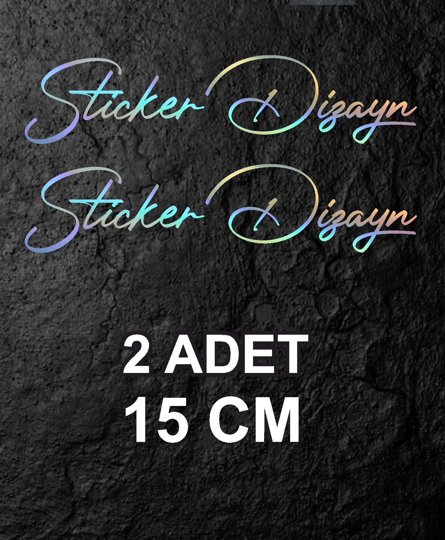 Ki̇şi̇ye Özel Yazı Sti̇cker, Ad Soyad Sti̇cker, İsi̇m Soyi̇si̇m Sti̇cker, Araba Oto Motosi̇klet Sti̇cker 02513 15 Cm 
