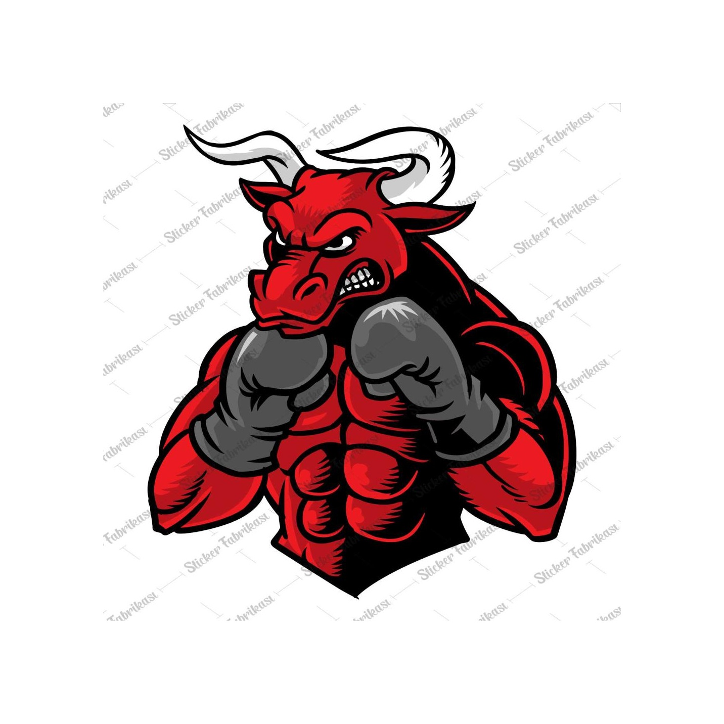 Boğa Sti̇cker 00454 15X13,5