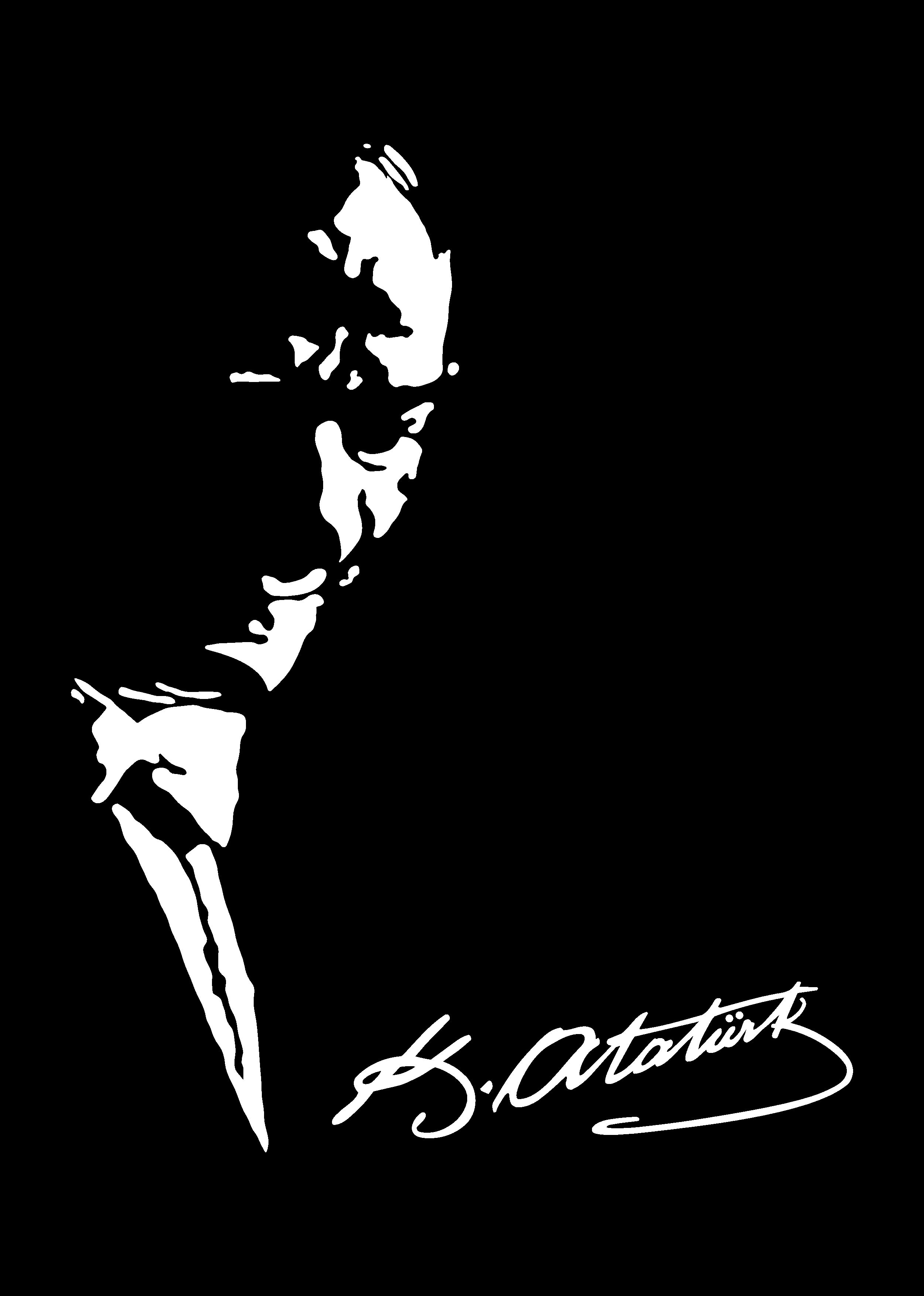 Atatürk Ve İmza Sti̇cker, Mustafa Kemal Atatürk Si̇lüet Ve İmza, Araba Oto Motosi̇klet Karavan Sti̇cker 00627 15X11 Cm 